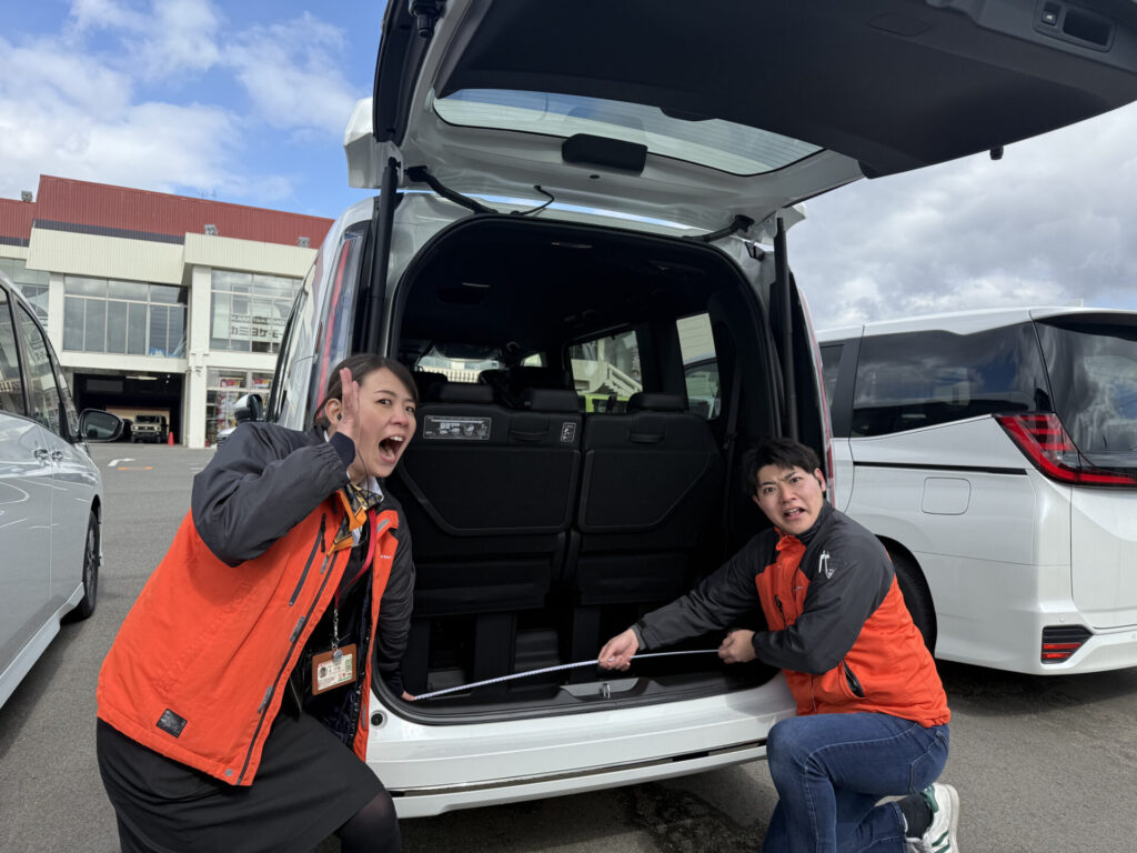 ミニバン荷室比較