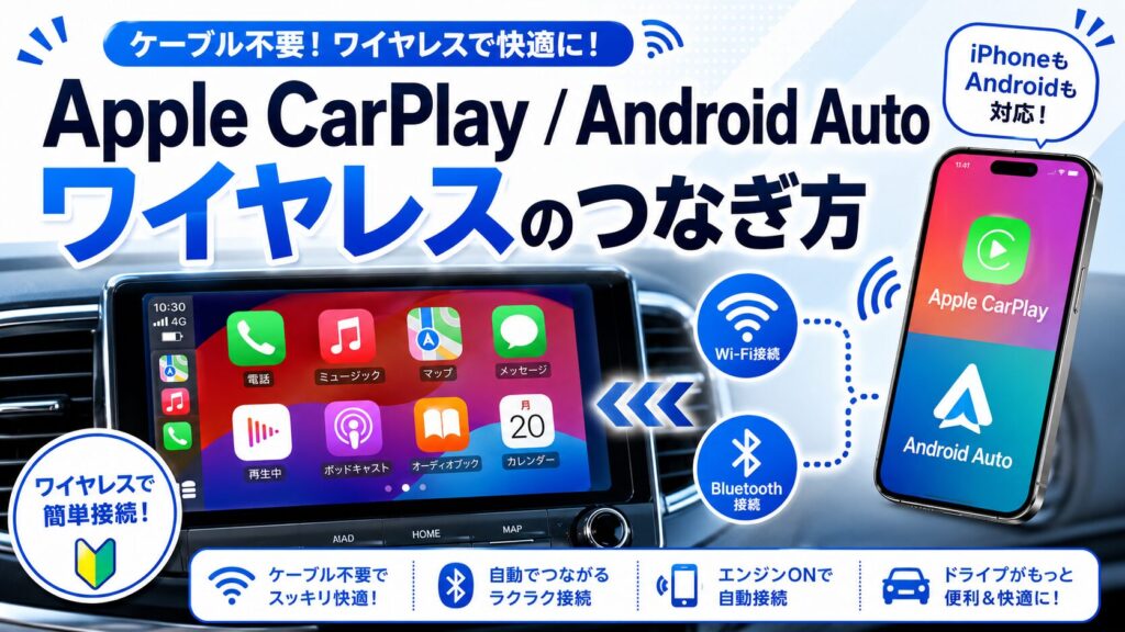 Apple CarPlay / Android Auto 接続マニュアル