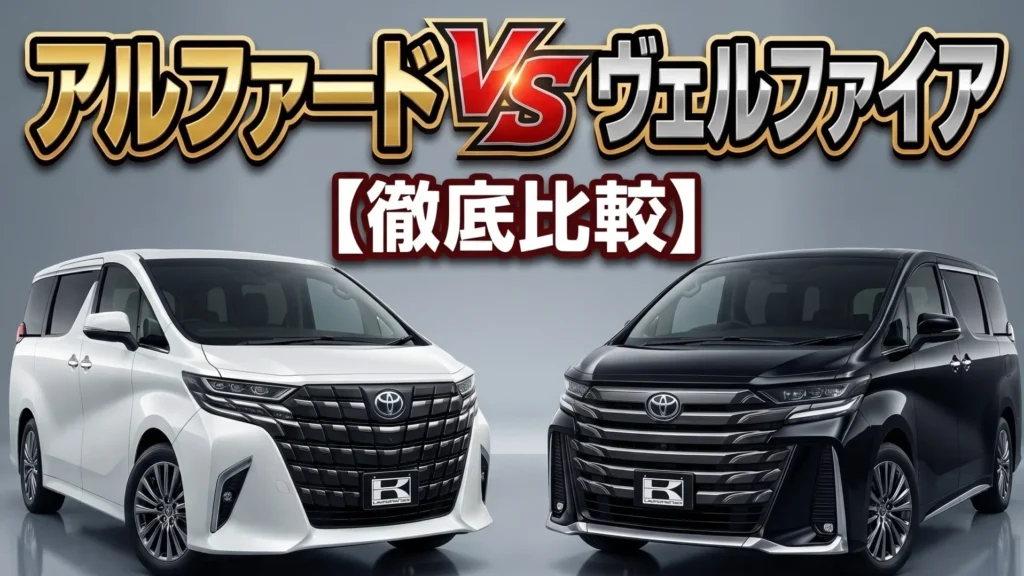 【2026年最新】新型アルファードVSヴェルファイア徹底比較!違いやリセール、どっちを買うべきか完全ガイド