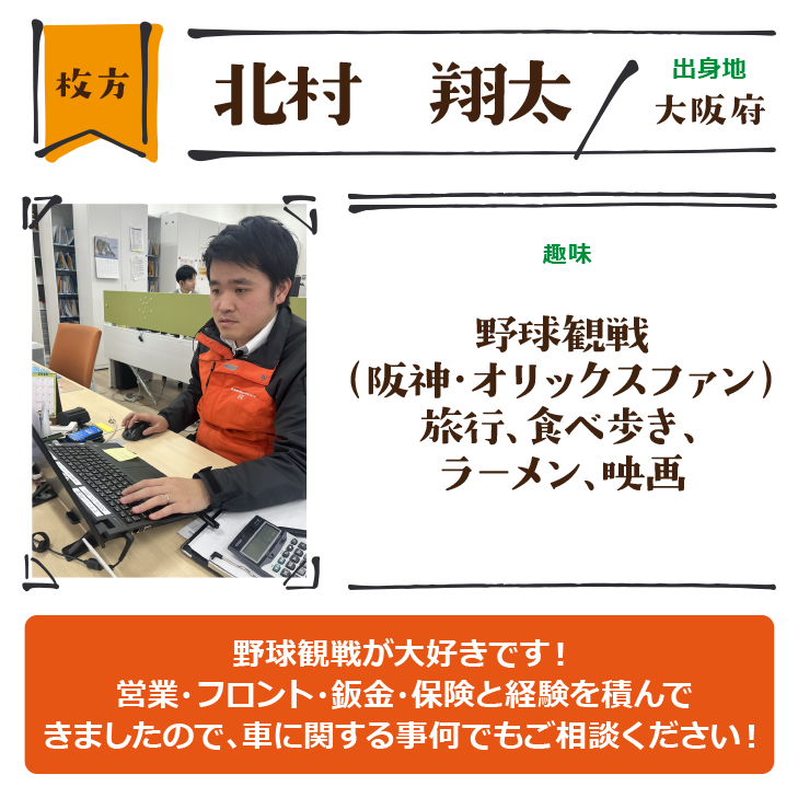 枚方　北村 翔太