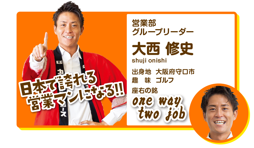 営業部営業　大西修史