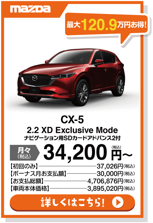 CX-５ 2.2 XD Exclusive Mode ナビゲーション用SDカードアドバンス2付