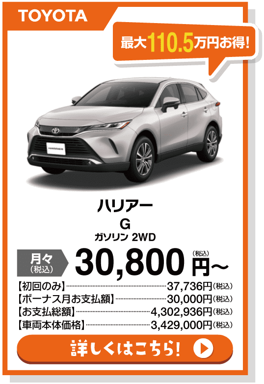 ハリアー G（ガソリン）２WD