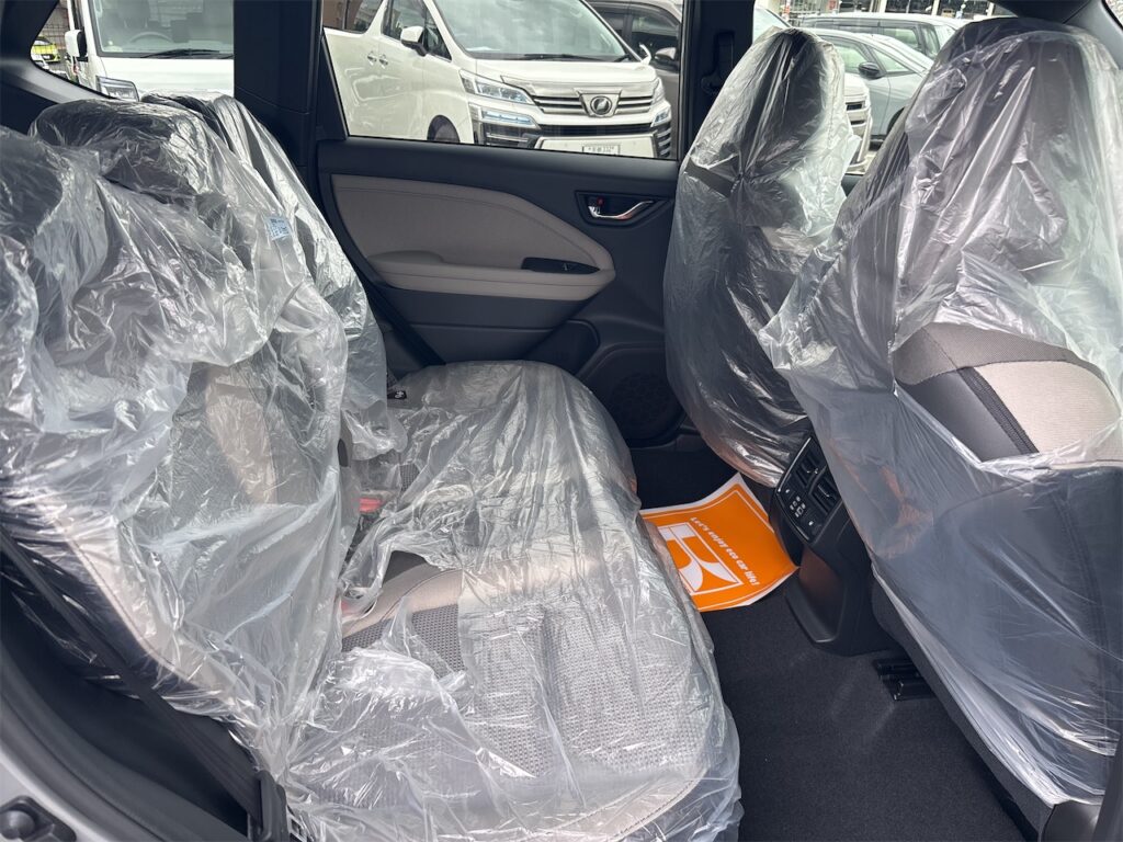 フォレスター内装：後部座席