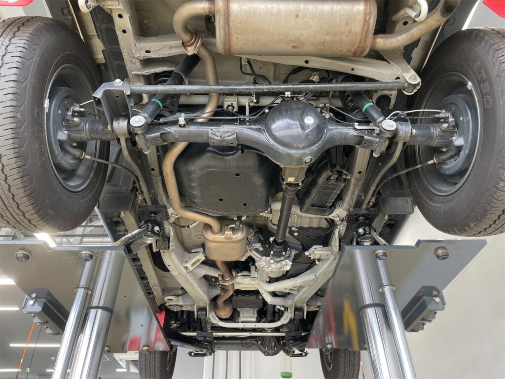 外装：足回り状態